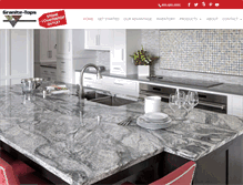 Tablet Screenshot of granite-tops.com